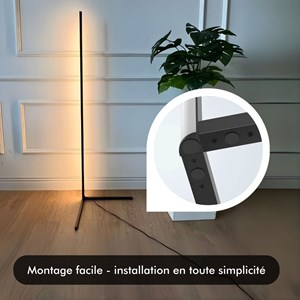 Lampadaire led - inoleds -  corner noir - dimmable