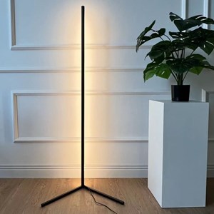 Lampadaire warm light - noir dimmable