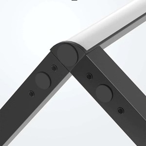 Lampadaire warm light - noir dimmable