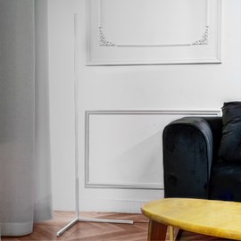 Lampadaire warm light - blanc dimmable