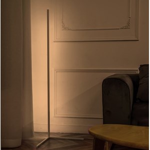Lampadaire warm light - blanc dimmable