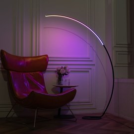 Lampadaire arc rgb - 2m