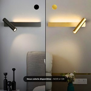 Applique murale bely led - or - m