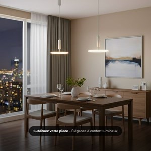 Suspension brisa led - noir