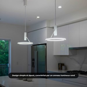 Suspension brisa led - noir