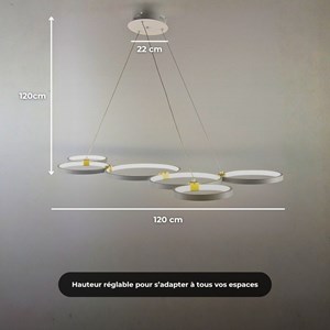 Suspension heim led - blanc