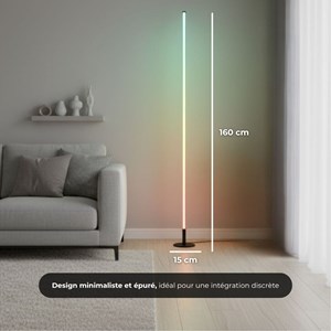 Lampadaire led - inoleds - rgb - halo - blanc