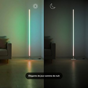 Lampadaire led - inoleds - rgb - halo - blanc