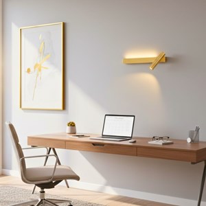 Applique murale bely led - or- l