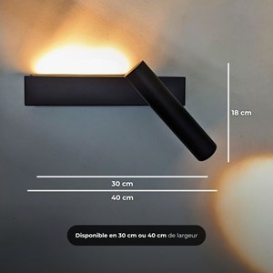 Applique murale bely led - or- l