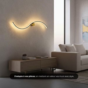 Applique murale vana led - m