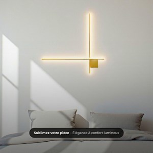 Applique murale takia led - l