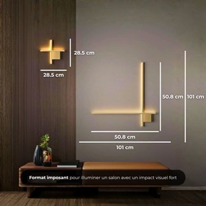 Applique murale takia led - l