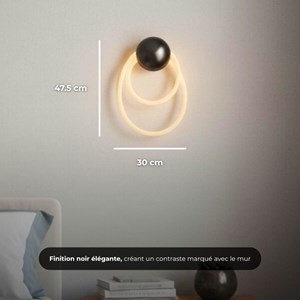 Applique murale elika led