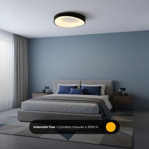 Plafonnier far led - noir