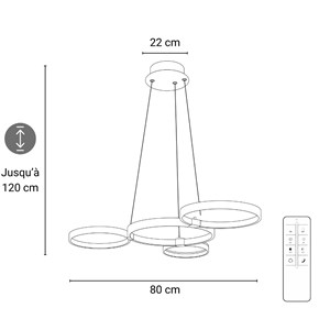 Suspension hava - blanc