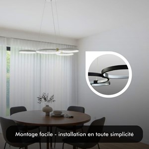 Suspension hava led - blanc