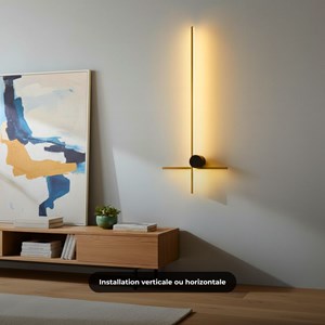 Applique murale prism led - m