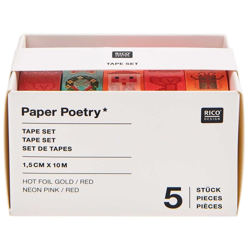 Set de tape - noeud et pixels 5 pieces