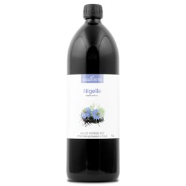 Huile de nigelle bio - 1l - fraîcheur garantie oxycert® - vierge & de 1?? pressi