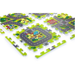Tapis puzzle éveil bébé parcours voiture