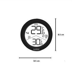 Station de température min max noire