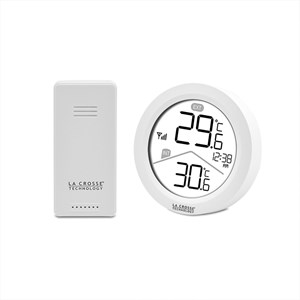 Station de température min max blanche