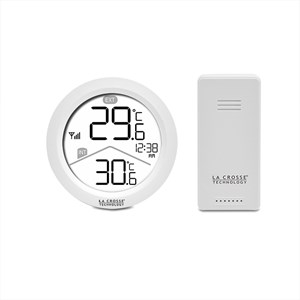 Station de température min max blanche