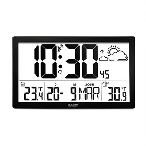 Horloge écran géant