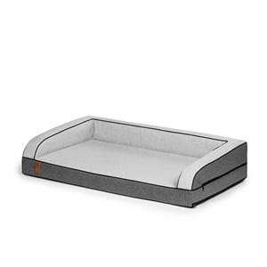 Sohva, matelas orthopédique, gris m