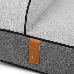 Sohva, matelas orthopédique, gris m