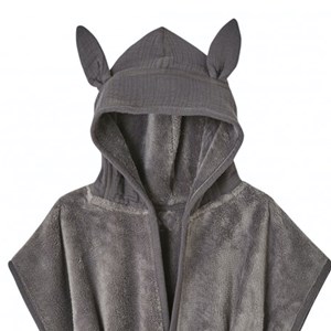 Peignoir enfant en bambou gris 50 x 54