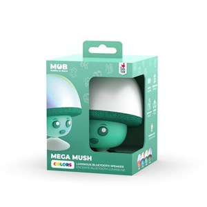 Mob - enceinte bluetooth mega mush verte - mini enceinte