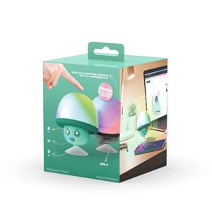 Mob - enceinte bluetooth mega mush verte - mini enceinte
