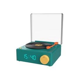 Mob - enceinte bluetooth vs-80 rétro avec réveil