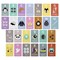 Jeu éducatif cartes alphabet en bois Rose