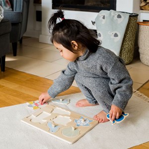 Puzzle à encastrer océan en bois Bois