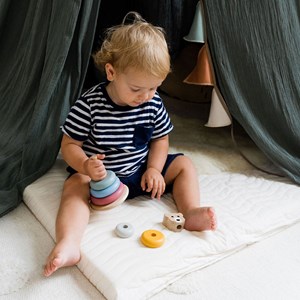 Tour à empiler ours en bois Bois