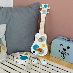 Set de 3 instruments de musique Blanc