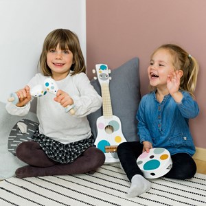 Set de 3 instruments de musique Blanc