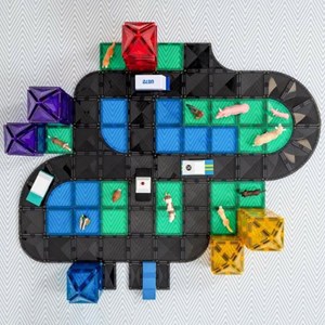Jeu de construction magnétique road