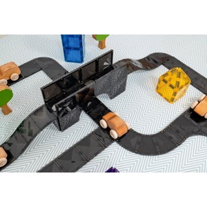 Jeu de construction magnétique road