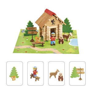 La cabane de montagne - 55 pieces