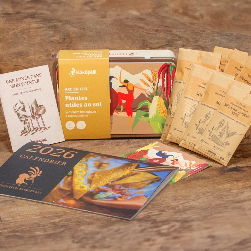 Mélange de graines arc en ciel bio - pla