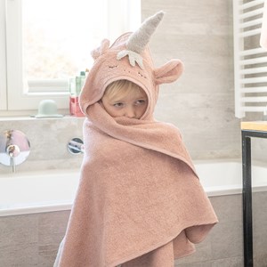 Cape de bain licorne