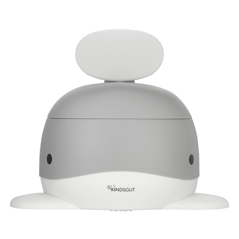 Pot bébé baleine gris foncé