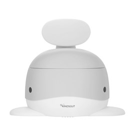 Pot bébé baleine gris clair