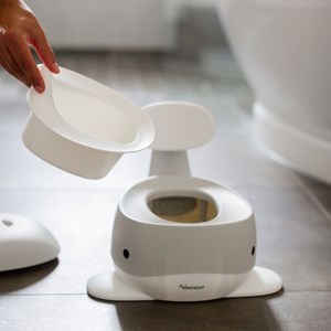 Pot bébé baleine gris clair