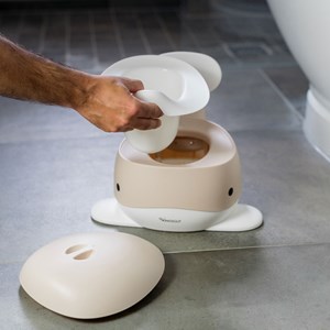 Pot bébé baleine sable