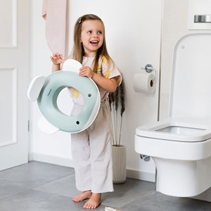 Réducteur de toilette baleine aquamarine